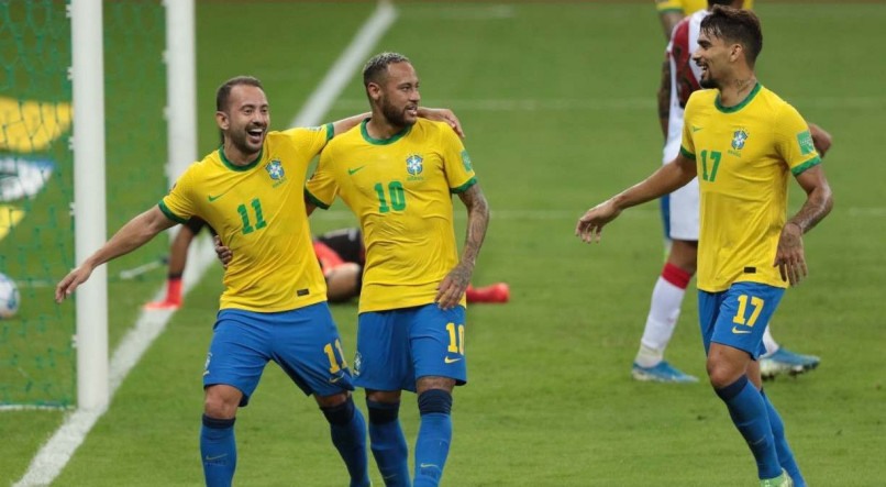 Neymar do Brasil. fez o segundo gol contra o Peru. Jogo entre o Brasil e o Peru. Partida valida pela eliminat&oacute;rias da copa do mundo Fifa 2022 na Arena de Pernambuco, em S&atilde;o Louren&ccedil;a da Mata (PE),  nesta quinta-feira, 09 de setembro de 2021. 