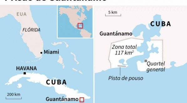 Localiza&ccedil;&atilde;o da pris&atilde;o de Guant&aacute;namo


