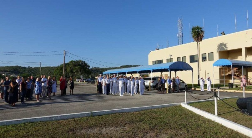 Base naval dos Estados Unidos na Ba&iacute;a de Guant&aacute;namo, em Cuba