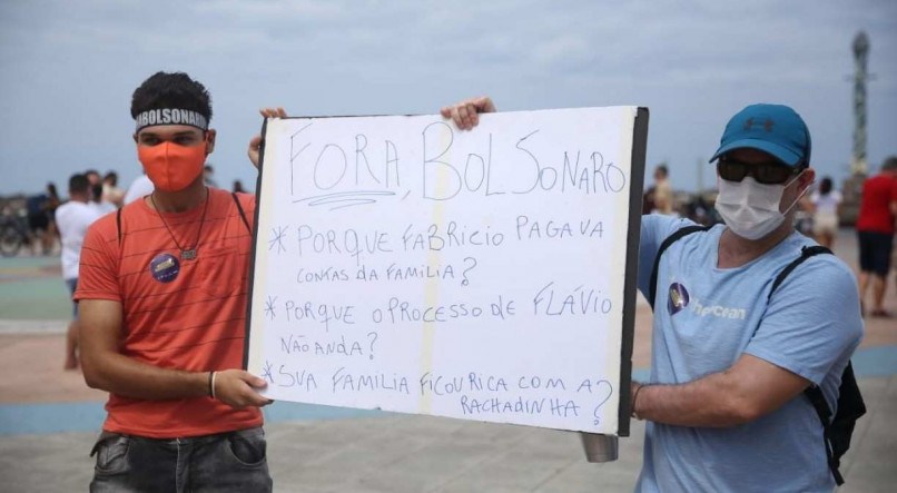 Protesto no Recife, ainda h&aacute; pouco