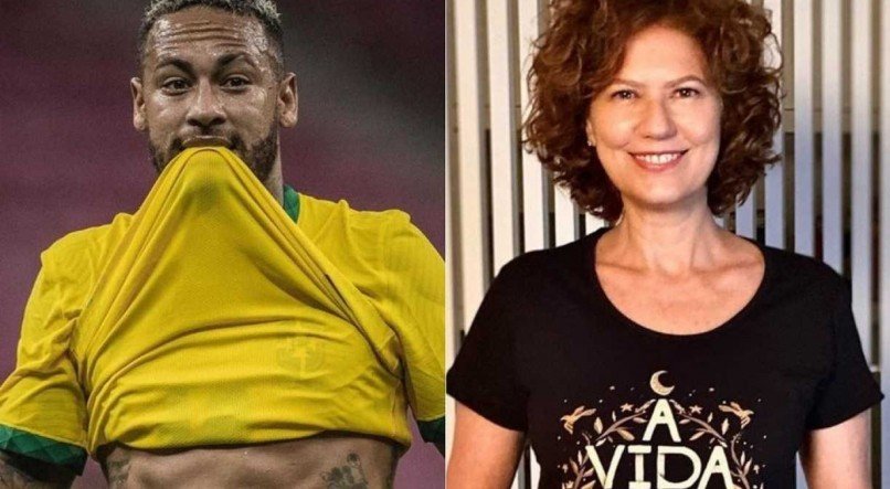 Neymar e Patr&iacute;cia Pillar trocam farpas na web