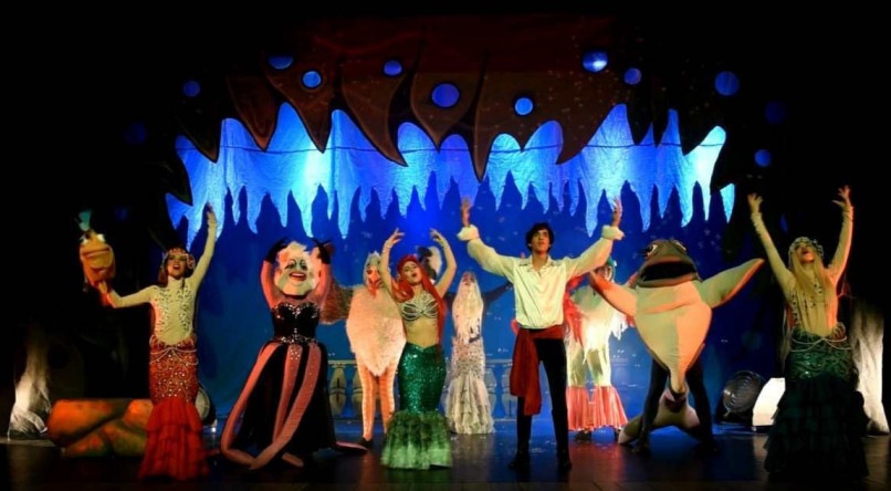 O espet&aacute;culo musical 'Ariel, a Pequena Sereia' se apresenta nos dias 2 e 3 de outubro no Teatro Barreto J&uacute;nior
