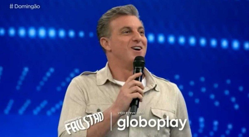 Globo erra e exibe nome de Faust&atilde;o no encerramento do Doming&atilde;o com Huck