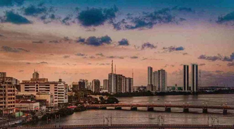 Vista a&eacute;rea do Centro do Recife