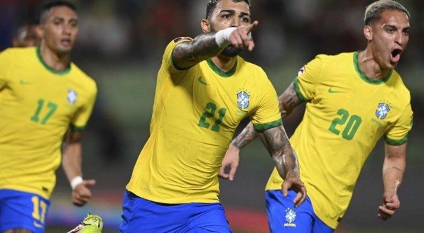 Gabigol, atacante do Brasil e do Flamengo