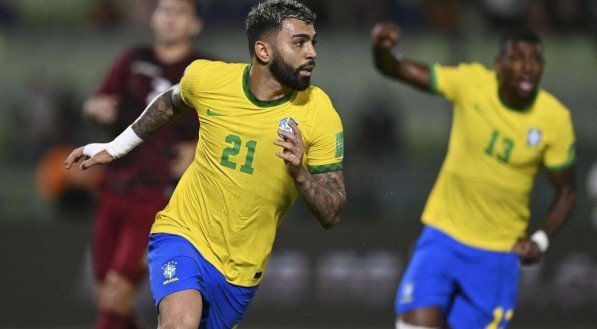 Gabigol, atacante do Brasil e do Flamengo