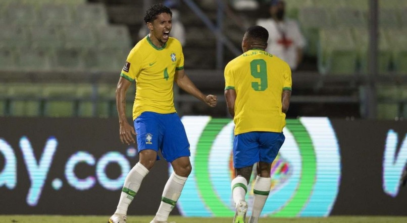 Marquinhos marcou o primeiro gol da sele&ccedil;&atilde;o brasileira em cima da Venezuela