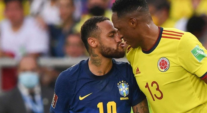 Neymar provoca atleta da Col&ocirc;mbia