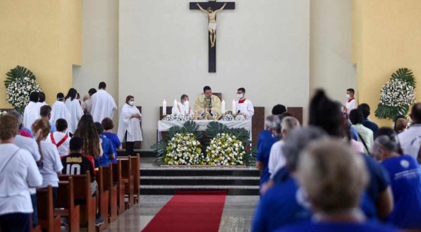 Missa de Nossa Senhora Aparecida no Ipsep