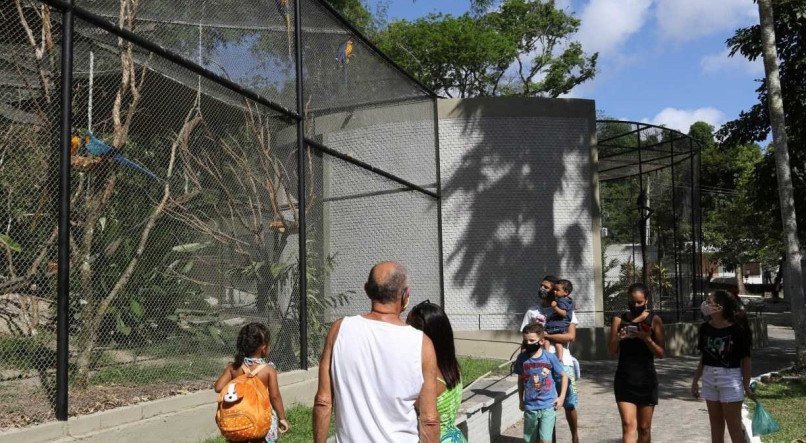 Primeiro dia da reabertura do Parque Estadual de Dois Irm&atilde;os, no Recife