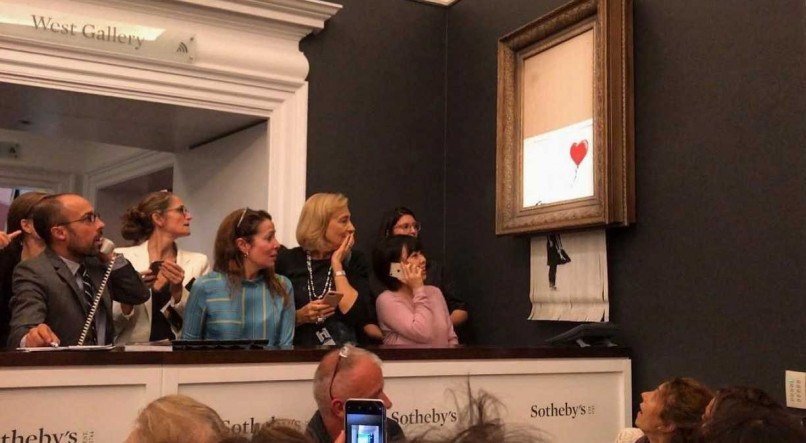  &quot;Menina do bal&atilde;o&quot;, de Banksy