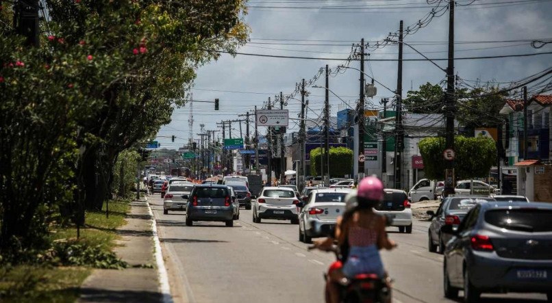 Avenida Mascarenhas de Morais, na Zona Sul do Recife