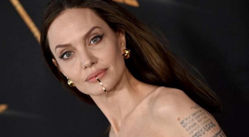 Angelina Jolie na pr&eacute;-estreia de 'Eternos'
