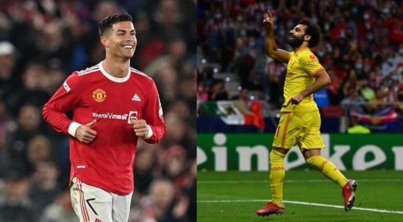 CRAQUES Cristiano Ronaldo e Salah s&atilde;o os protagonistas do cl&aacute;ssico Manchester United e Liverpool que promete parar a Inglaterra, hoje, pela Premier League 