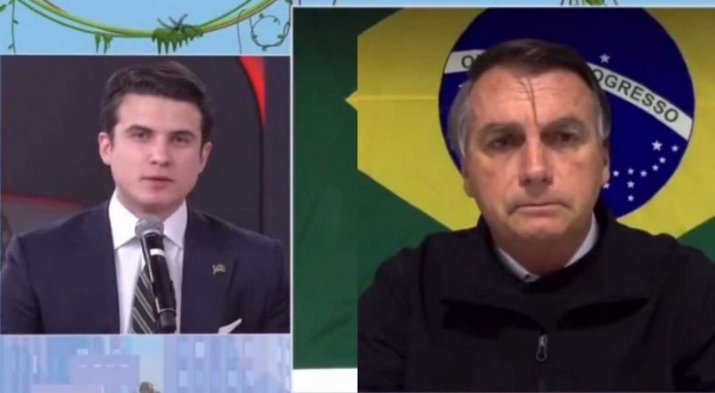  Bolsonaro &eacute; entrevistado pela Jovem Pan