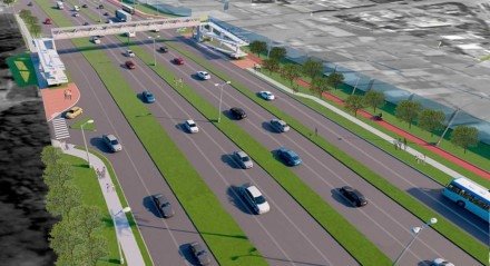 Projeto de triplicação (alargamento) da BR-232 na saída do Recife 