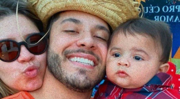 Filho de Marilia Mendonça está com o pai em Goiânia; veja vídeo