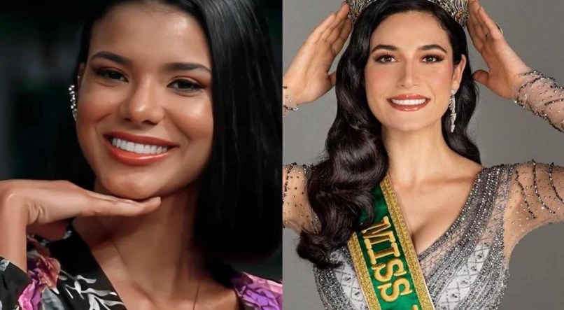 Jakelyne Oliveira venceu o Miss Brasil em 2013, e defendeu Julia Gama, atual vencedora do concurso 