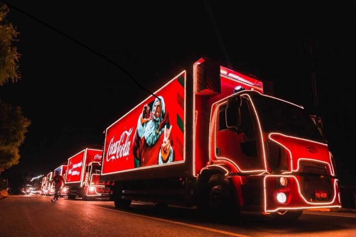 Caminhões do Natal da Coca-Cola: veja como saber por onde eles passam