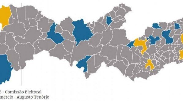 Mapa: veja como foi a eleição para a OAB-PE nas 25 subseções