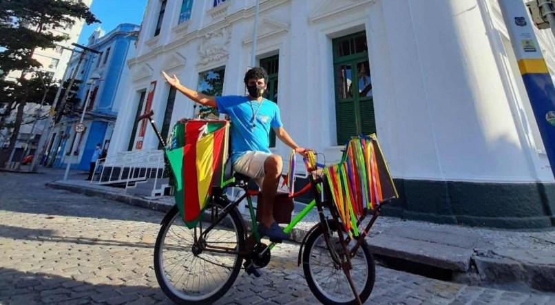 Bicicleta no Pa&ccedil;o do Frevo, Bairro do Recife