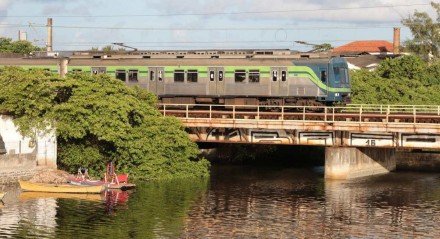  Linha sul do Metrô do Recife da CBTU.