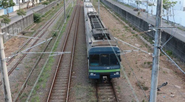 Linha sul do Metrô do Recife da CBTU.