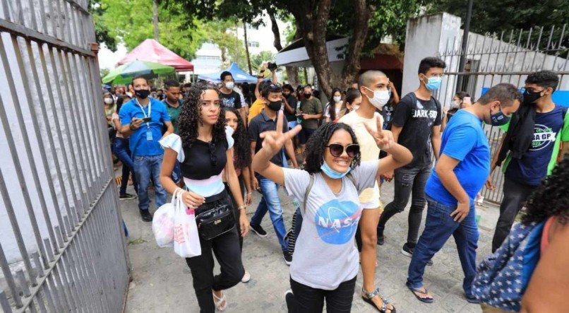 Movimenta&ccedil;&atilde;o na Universidade Cat&oacute;lica De Pernambuco (Unicap), o local de prova com mais candidatos no Recife