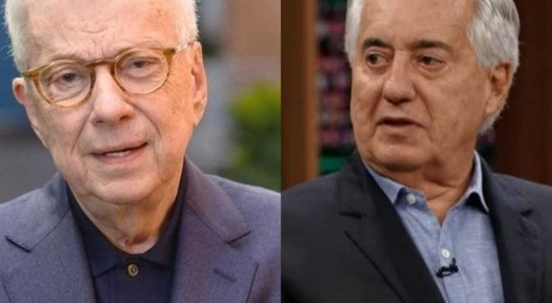 Os jornalistas Renato Machado (D) e Francisco Jos&eacute; (E) foram demitidos nesta segunda-feira da TV Globo