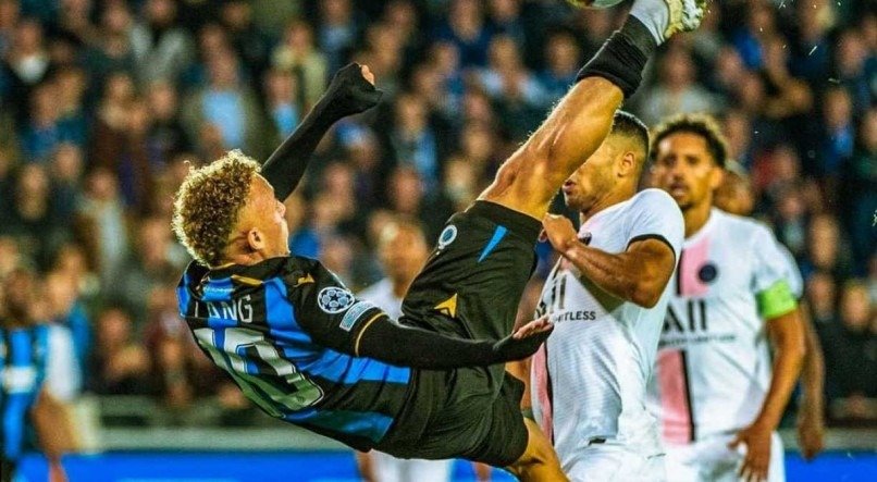 Na partida de ida, na B&eacute;lgica, PSG  e Brugge ficaram no 1 x 1 