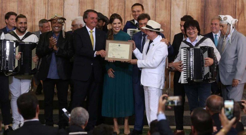 Cerim&ocirc;nia em homenagem ao Dia do Forr&oacute;, no Pal&aacute;cio do Planalto