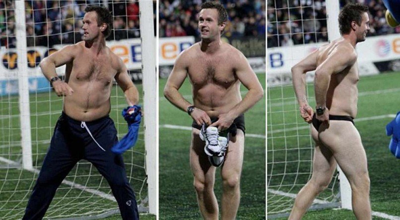 Noruegu&ecirc;s Ronny Deila, que foi contratado no in&iacute;cio do ano passado, havia prometido que se conseguisse ser campe&atilde;o da competi&ccedil;&atilde;o, faria um strip-tease no gramado