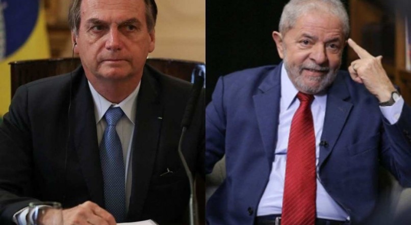 Bolsonaro e Lula lideram as pesquisas de inten&ccedil;&atilde;o de voto para a Presid&ecirc;ncia neste ano