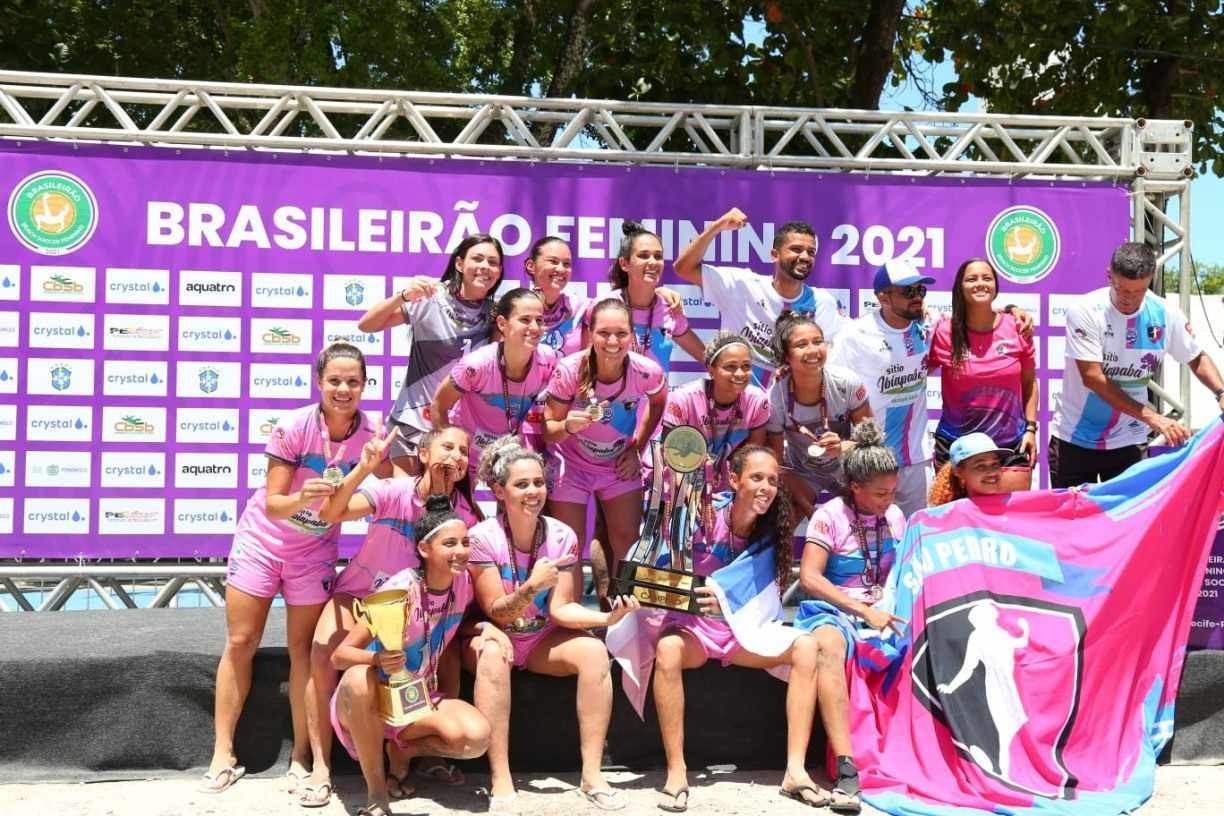São Pedro-ES conquista título nacional de Beach Soccer feminino