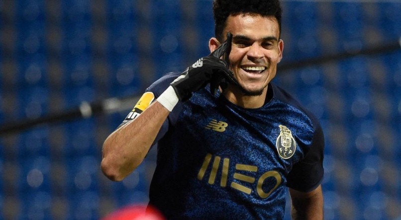 O atacante colombiano Luis Díaz chegou ao Porto em 2019