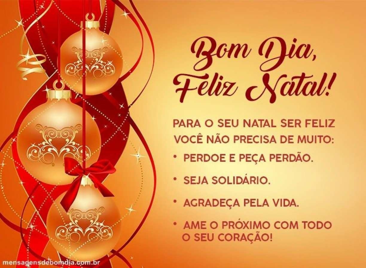 Bom dia e Feliz Natal: Veja lindas mensagens para compartilhar com