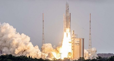 Lançamento ocorreu na base da Agência Espacial Europeia (ESA) em Kourou, na Guiana Francesa