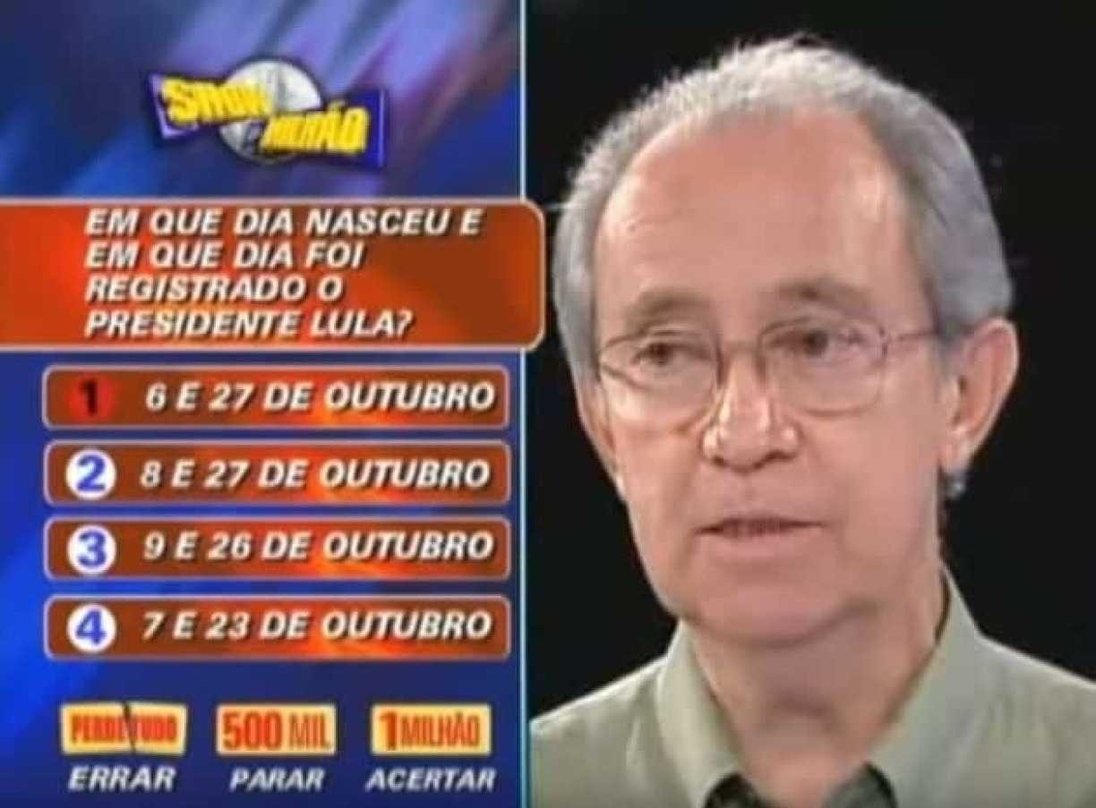 Único vencedor do 'Show do Milhão' ganhou com pergunta sobre