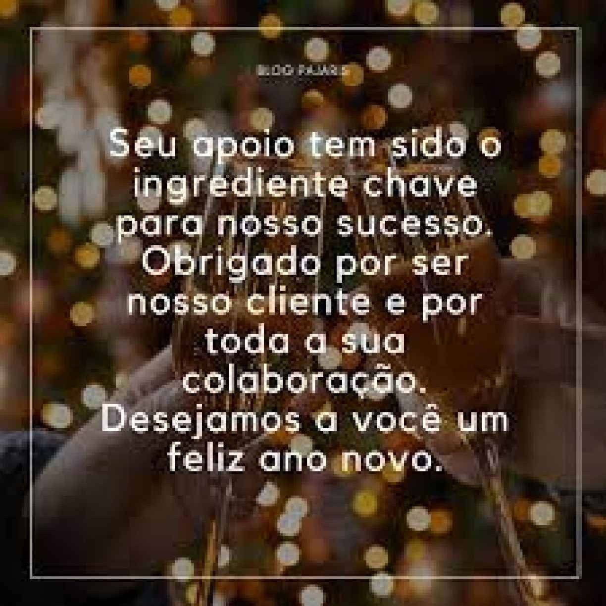 Texto De Feliz Ano Novo Para Clientes