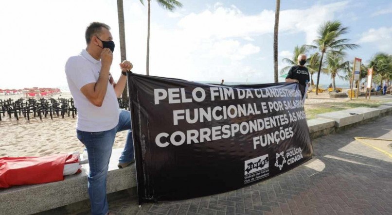 Sindicato dos Policiais Civis de Pernambuco (SINPOL-PE) vem realizando v&aacute;rios atos no Estado