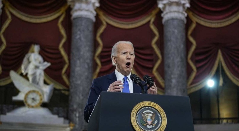 DISCURSO Biden responsabilizou seu antecessor pelo ataque ao Congresso