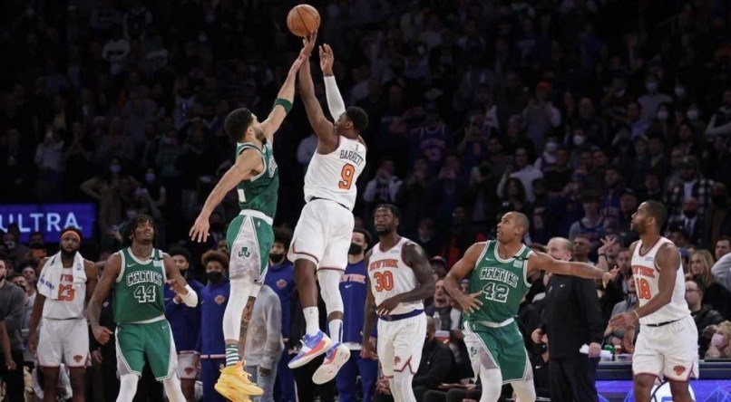 Knicks venceu com cesta de três no último segundo