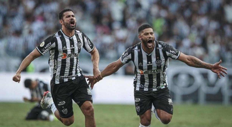 Diego Costa chegou no Atlético Mineiro em 2021 e foi campeão Brasileiro e da Copa do Brasil.