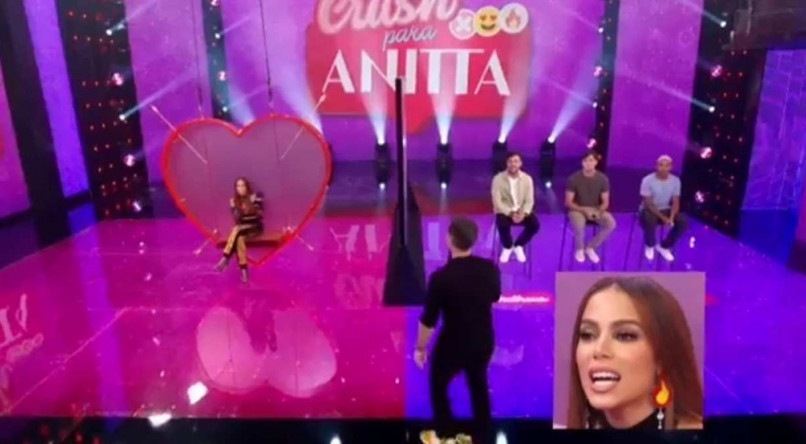 "Um Crush para Anitta" é o novo quadro do programa de Luciano Huck