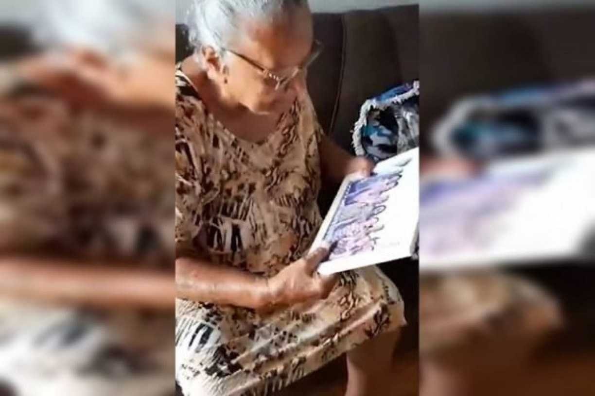 VÍDEO: Neta realiza sonho da avó de ver foto com os 10 filhos juntos 