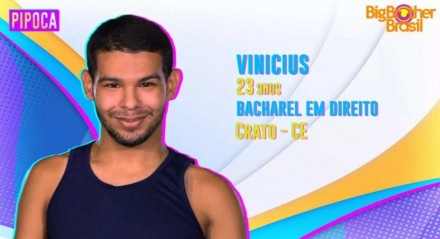 Vinicius é participante do BBB22


