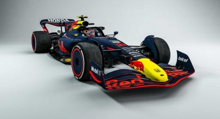Conceito de carro da Red Bull para 2022 com pintura de 2021