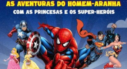 As Aventuras do Homem Aranha com os Super heróis e as Princesas