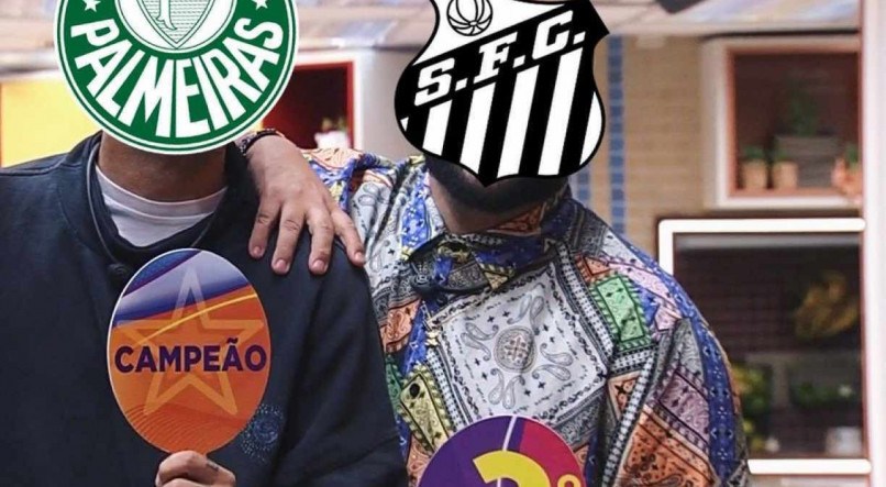Palmeiras utilizou "jogo da discórdia" do BBB 22 para provocar rival Santos