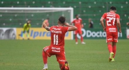 Yuri Alberto marcou um dos gols do Internacional